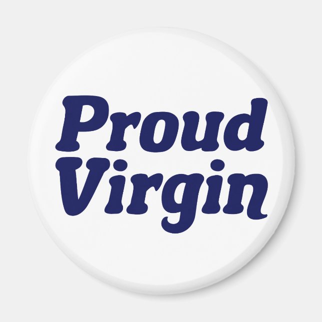 Proud Virgin Christian Abstinence Magnet (Framsidan)
