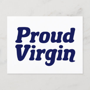 Proud Virgin Christian Abstinence Vykort
