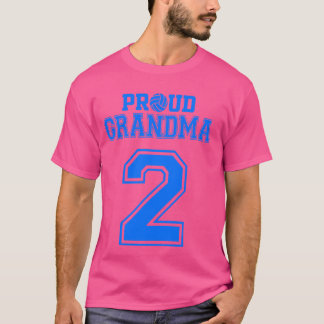Proud Volleyball Grandma nummer 2 B T Shirt