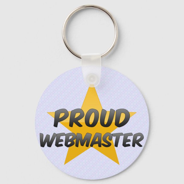 Proud Webmaster Nyckelring (Framsida)