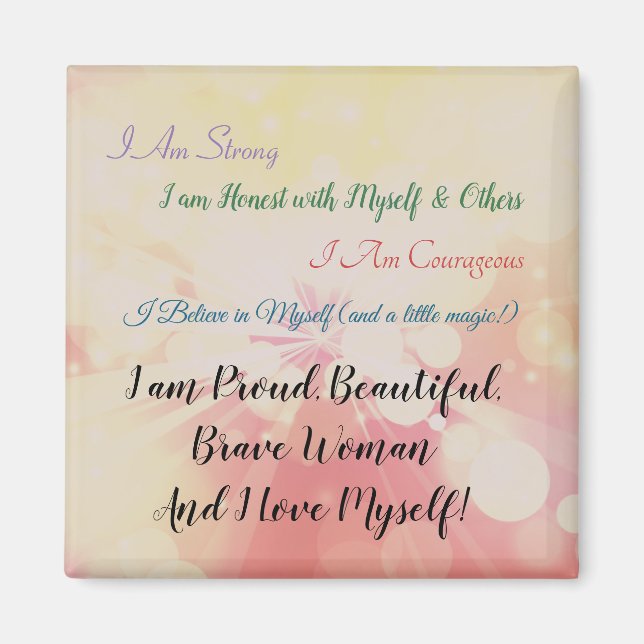 Proud Woman Magnet (Framsidan)