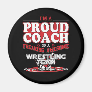 Proud Wrestling Coach Fantastisk Wrestling Team T Magnet