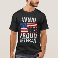 Proud Wwii Världskrig II Veteran för militärt bruk