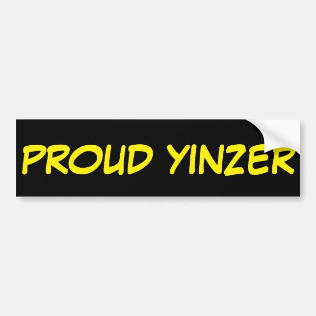 PROUD YINZER BILDEKAL (Framsidan)