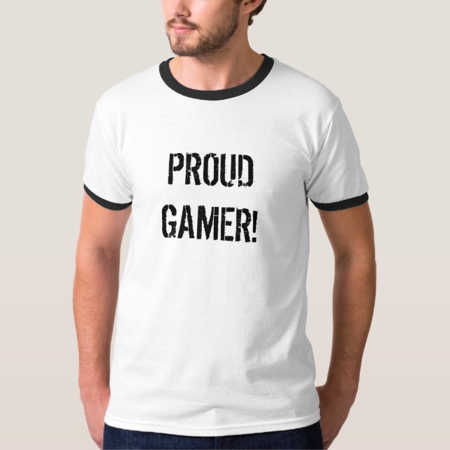 PROUDGAMER! TEE SHIRT (Framsida)