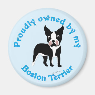 Proudly ägt av en Boston Terrier Magnet