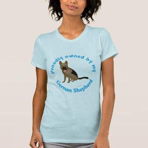 Proudly ägt av min tyska herde t-shirt