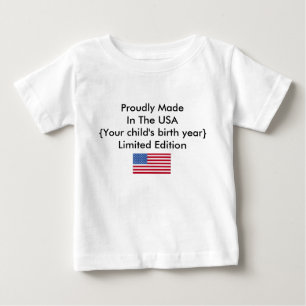 Proudly gjort i den USA begränsade upplagan T-shirt