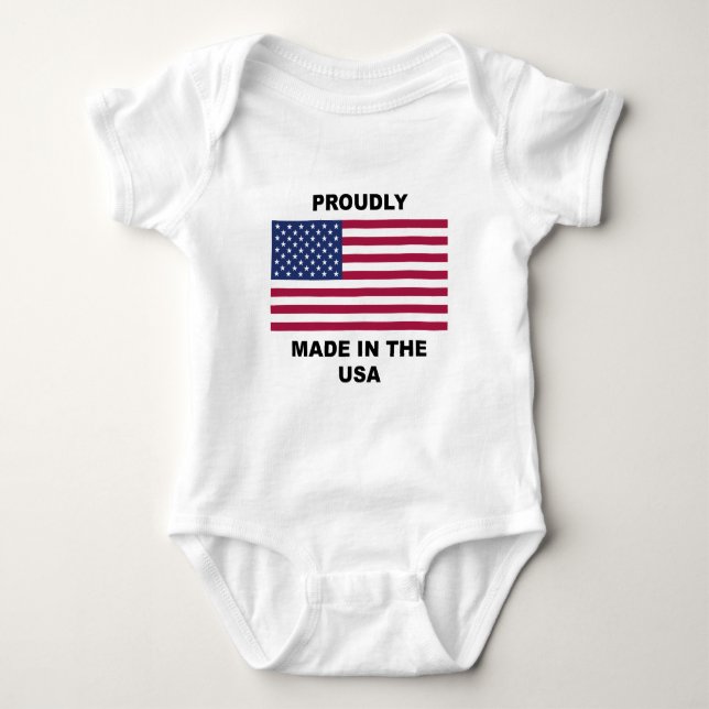 Proudly gjort i USA Tee (Framsida)