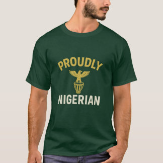 Proudly Nigerian Short Sleeve T Shirt