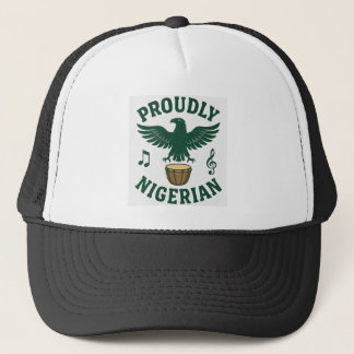 Proudly Nigerian Trucker Hat Keps