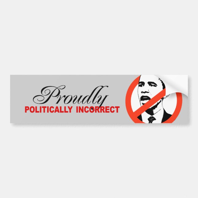 PROUDLY POLITISKT ORIKTIGT BILDEKAL (Framsidan)