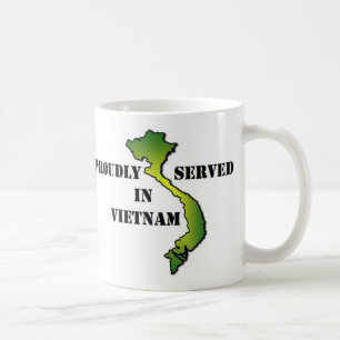 Proudly tjänade som Vietnam Kaffemugg