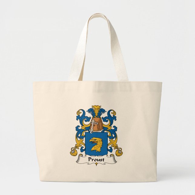 Proust familjvapensköld jumbo tygkasse (Framsidan)
