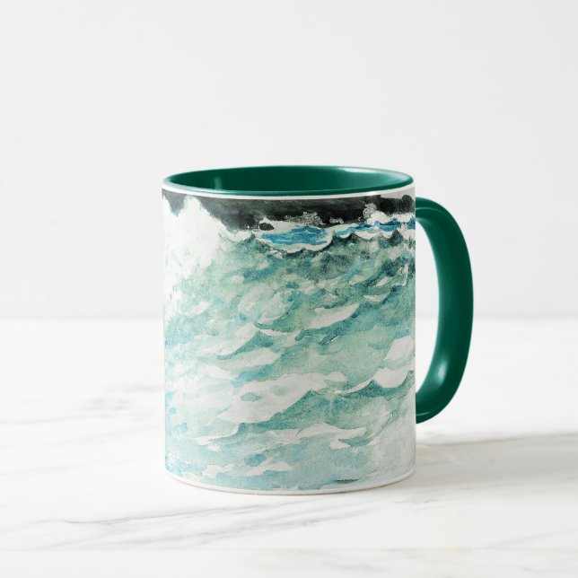 Prouts Nacke, bra konsmålning av Winslow Homer,   Mugg (Framsida höger)