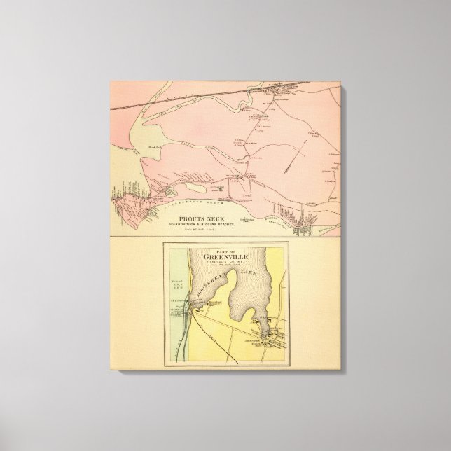 Prouts Nacke Scarborough, Higgins stränder Canvastryck (Framsida)