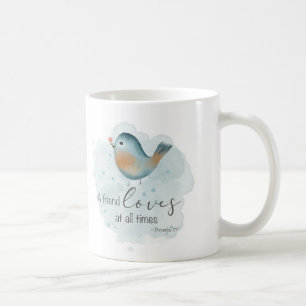 Prov 17:17 - En vän Kärlek vid alla Times Photo Kaffemugg
