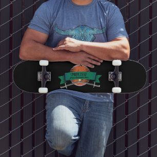 Prov. 27:17 Järn Sharpens Järn Mini Skateboard Bräda 18,5 Cm