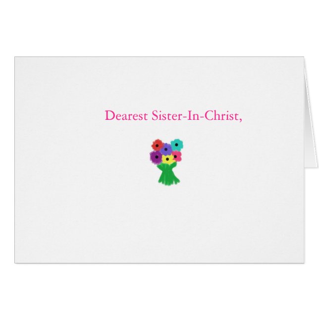 Prov. 3:5 - 6 hälsningskort (Framsidan Horizontal)