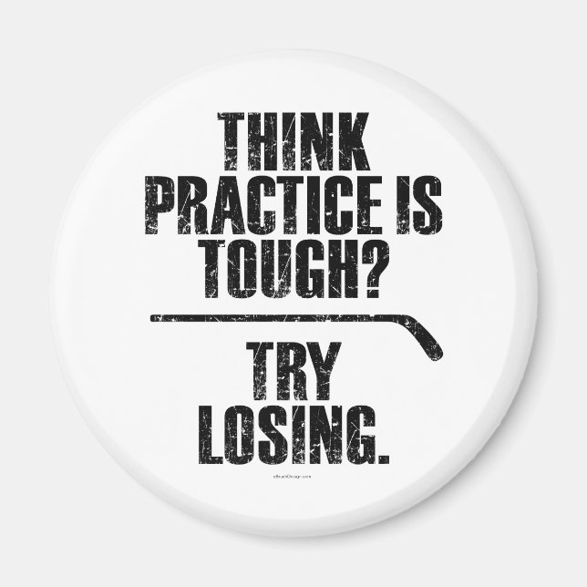 Prova att förlora (Hockey) Magnet (Framsidan)