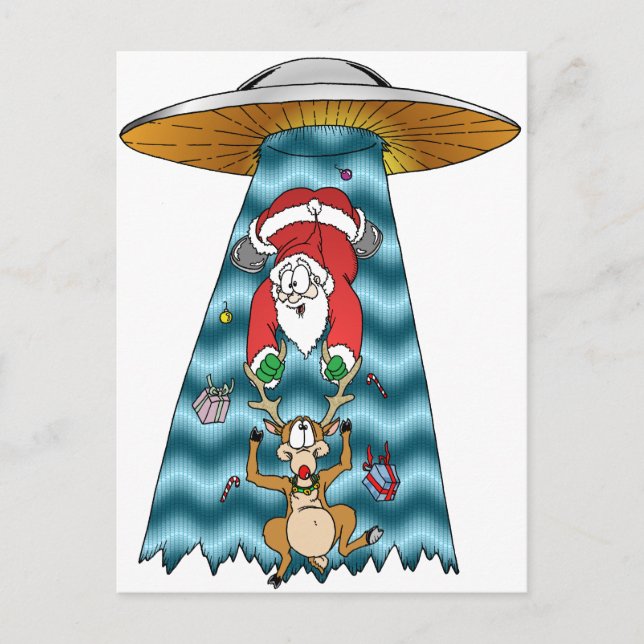 Pröva att stjäla Santa Helg Vykort (Framsida)