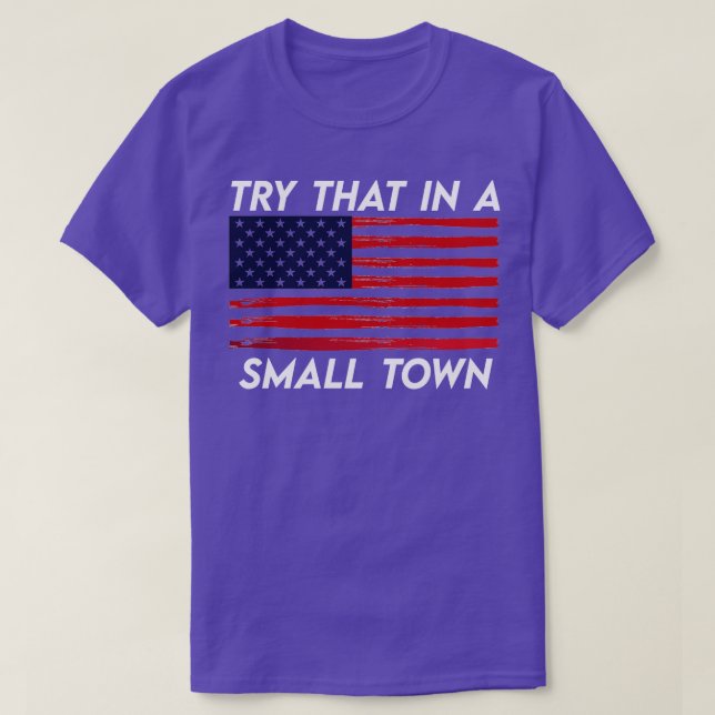 prova det i en liten stad t shirt (Design framsida)