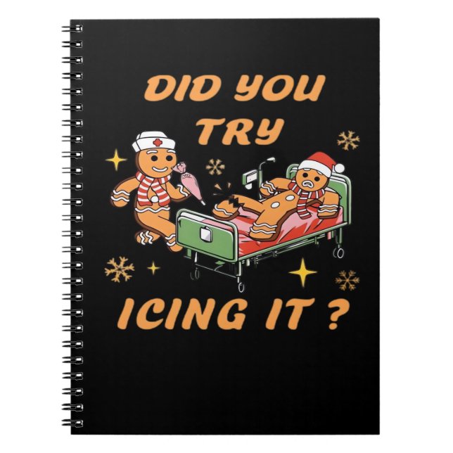 Prova du med det, Nurse jul, Gingerbröd Anteckningsbok (Framsidan)