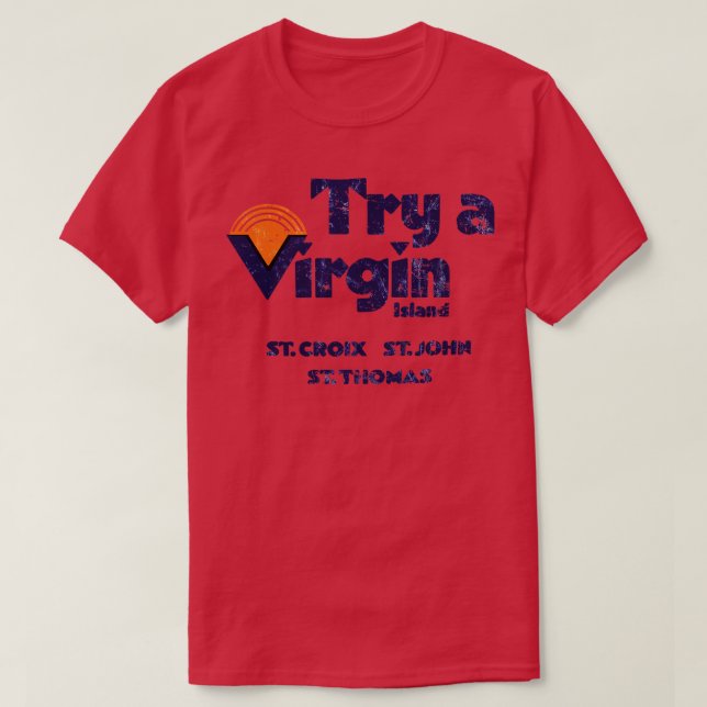 Prova en Jungfruö ST CROIX ST JOHN ST THOMAS T Shirt (Design framsida)