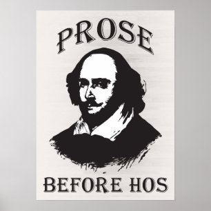 Prova före värd - Shakespeare Poster