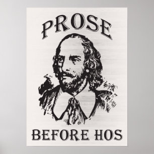 Prova före värd - Shakespeare Poster