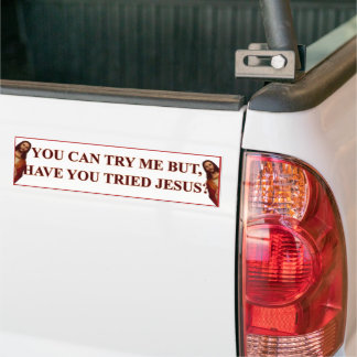 Prova Jesus Bumper Sticker Bildekal