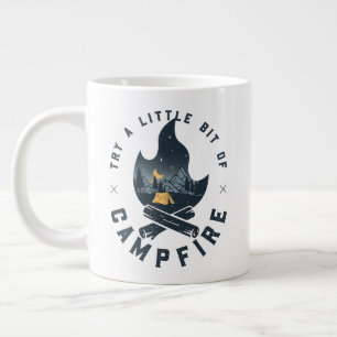 Prova lite Campfire Högre berg Jumbo Mugg