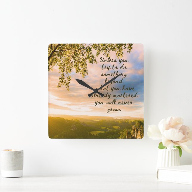 Prova något nytt väggklocka (Hem)