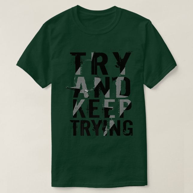 Prova och testa Behållan genom att testa inspirati T Shirt (Design framsida)