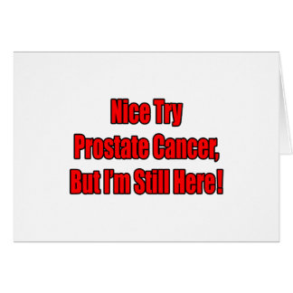 Prova prostatacancer.. hälsningskort