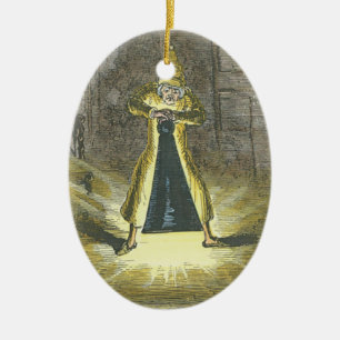 Pröva Scrooge att stoppa spöken av jul förbi Julgransprydnad Keramik