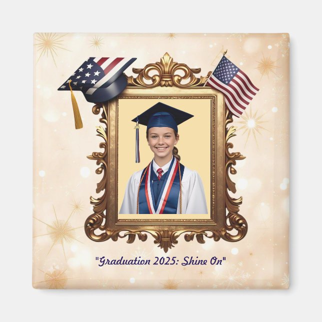 "Prova steg framåt" Magnet (Framsidan)