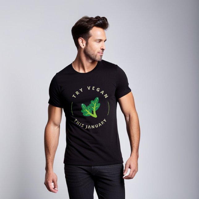 Prova Vegan i januari T-Shirt (Skapare uppladdad)