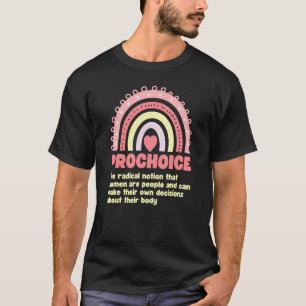 Proval Definition Regnbåge Feminism Kvinnors Höger T Shirt