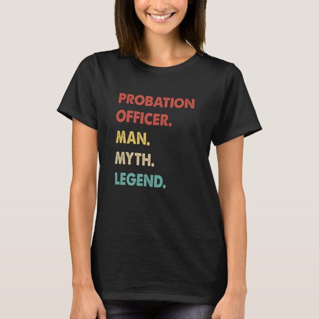 Provanofficer Man Myth Legend 1 T Shirt (Framsida)