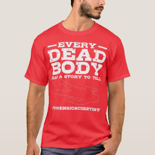 Prövaren Solve Crime Fodral Forensic S T Shirt
