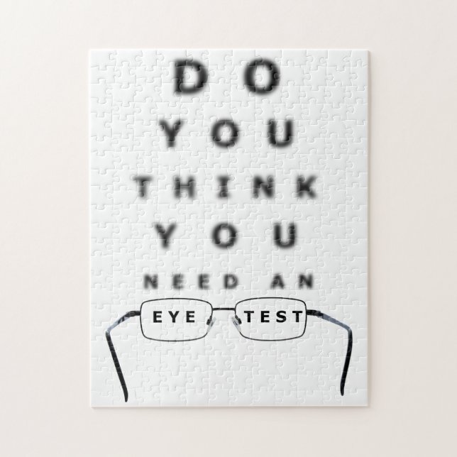 Provdiagram för Öga Pussel (Vertikal)