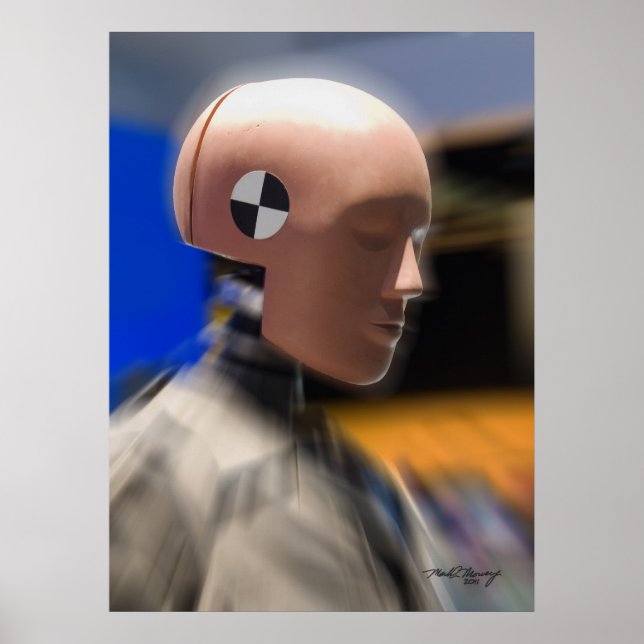 Provdocka för kraschtest poster (Framsidan)