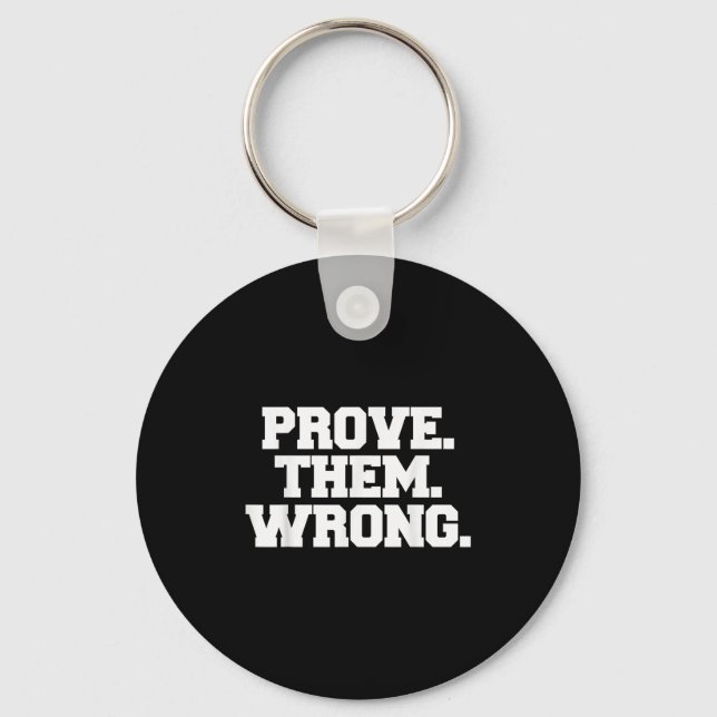 Prove Them Wrong Athlete Srt Gym Motivation  Nyckelring (Framsida)