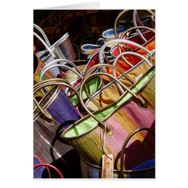 Provencal hänger lös hälsningskort (Framsidan)