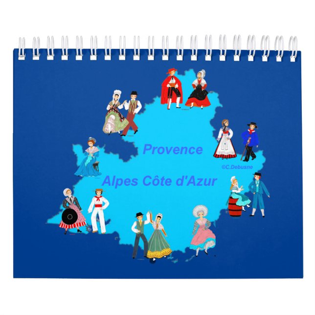 Provence-Alpes-Côte d'Azur, France Kalender (Omslag)