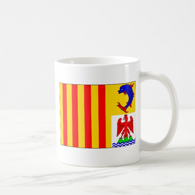 Provence-Alpes-Cote D'Azur, frankrike Kaffemugg (Höger)