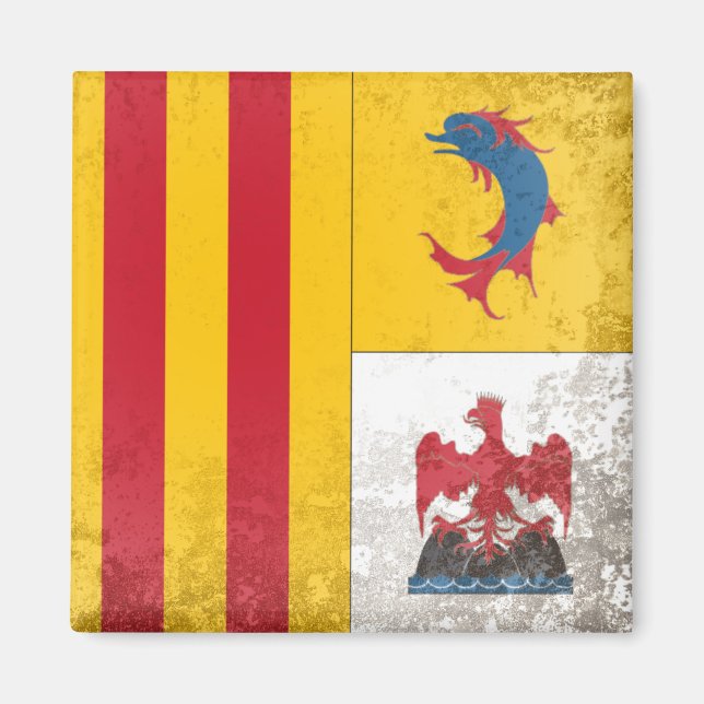 Provence-Alpes-Cote d'Azur Magnet (Framsidan)