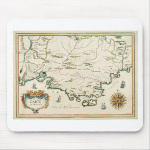 Provence Carte Mousepad Musmatta