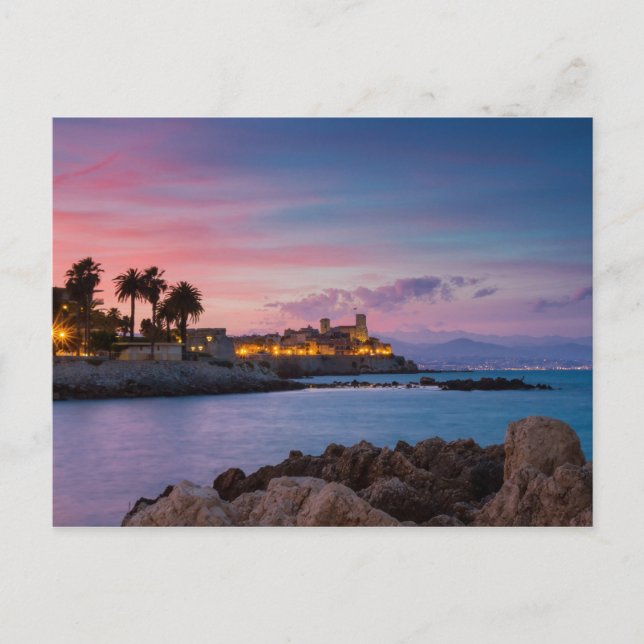 Provence - Castle of Antibes vycard Vykort (Framsida)